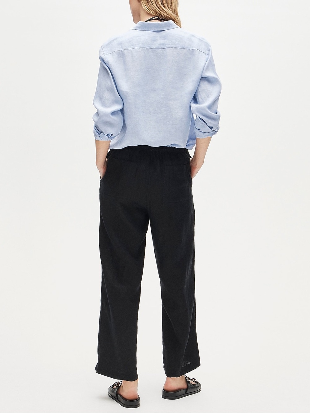 NWT J.Crew Soleil pant in linen - Picture 5 of 5